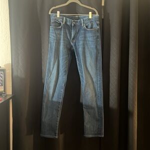 UNI QLO HEATTECH Men’s Thermal Lined Blue Jeans 31/34